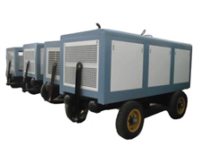 柴油動(dòng)力風(fēng)冷移動(dòng)活塞機(jī)